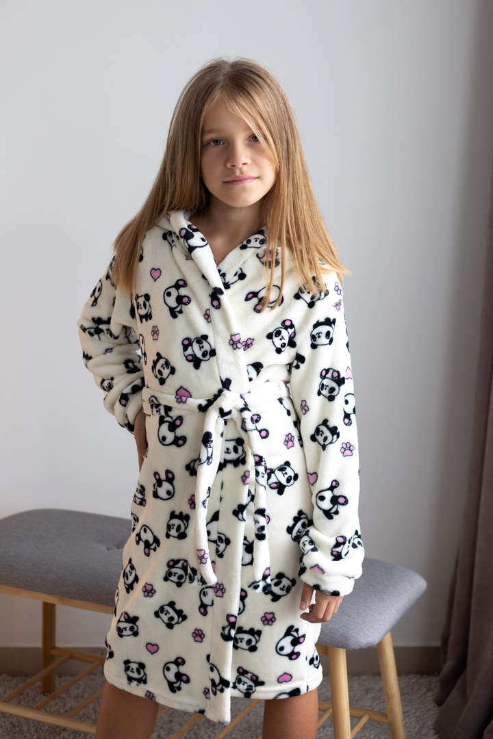 Халат для дівчат з поясом